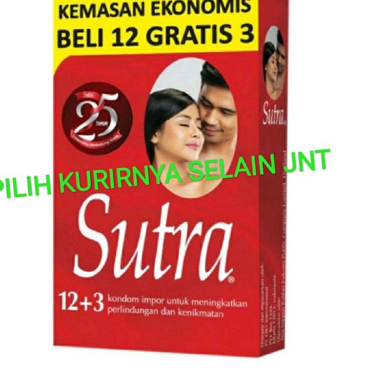 ⇤ Sutra isi 12 / Kondom Sutra Merah Isi 12 ➹