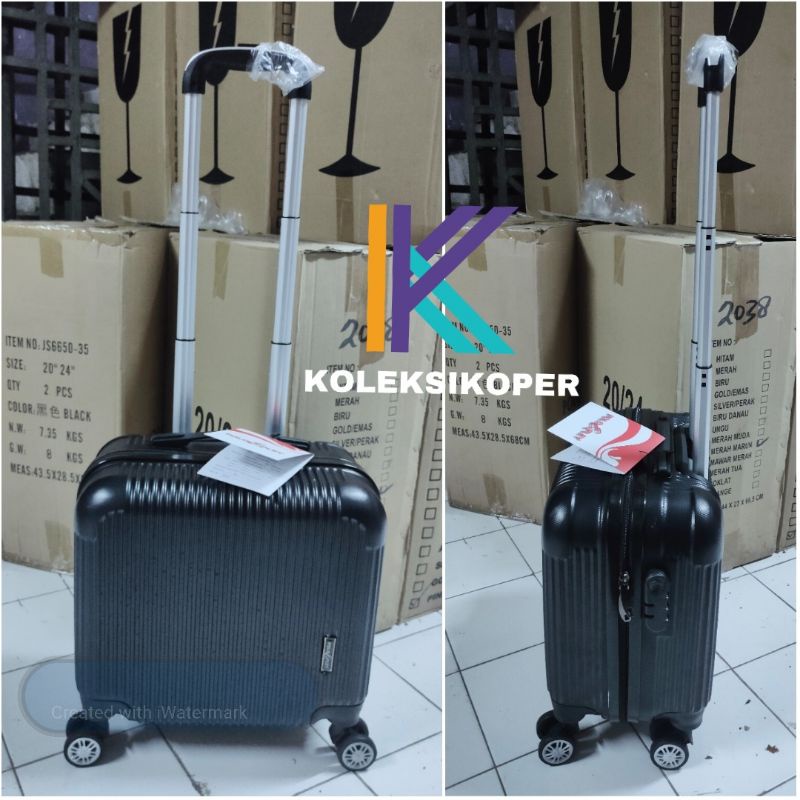 Tas Koper Kecil Polo Explay ukuran kabin 16 inch roda putar