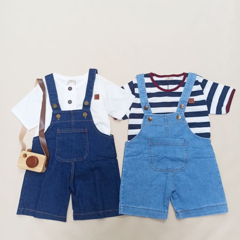 (TANPA KAOS) OVERALL JUMPER JEANS ANAK TANPA KAOS MURAH BAGUS BRANDED