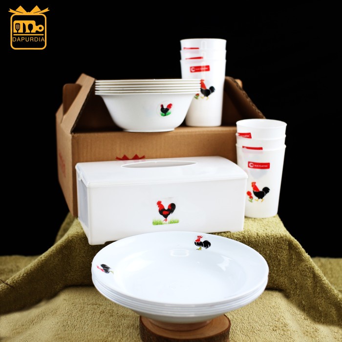 

Hampers Spesial Gift Set Kado Parcel Tipe Troya Motif Ayam Jago Set - Troya 1