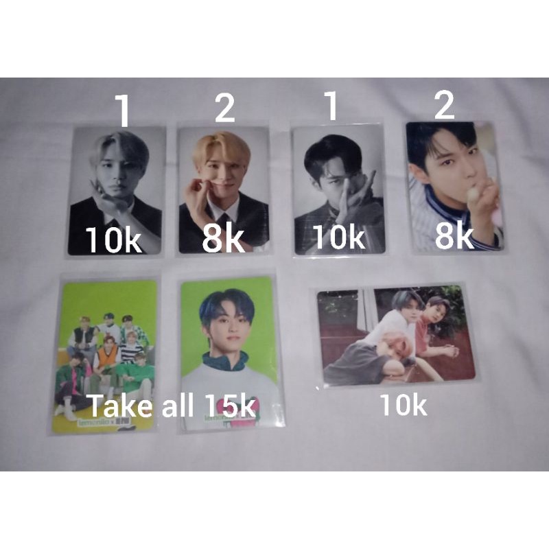 Official pc photocard dicon nct 127 and lemonilo nct dream