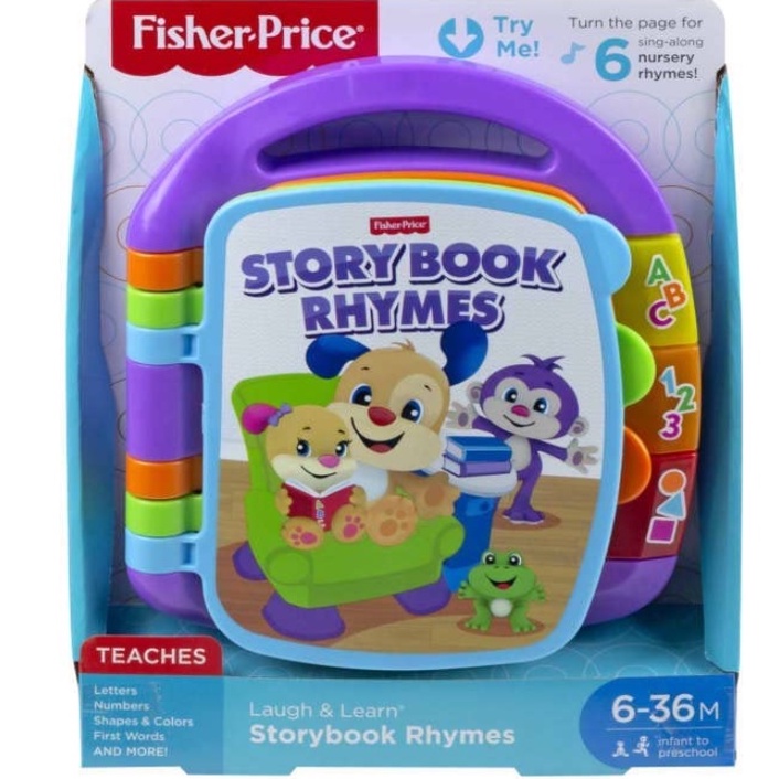 Fisher Price Laugh and Learn Storybook Ryhmes - Mainan Buku Cerita Edukasi Anak Balita