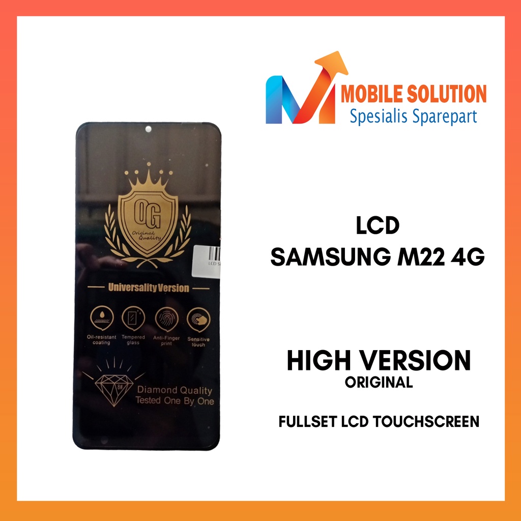 GROSIR LCD SAMSUNG M22 4G ORIGINAL 100% FULLSET TOUCHSCREN GARANSI 1BULAN