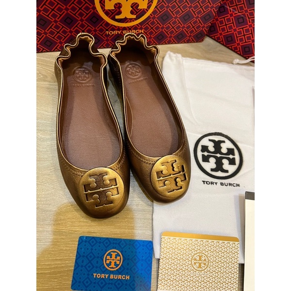 SEPATU WANITA TORY BURCH FLAT MIRROR KULIT ASLI / SEPATU TB FALT / SEPATU KERJA / SEPATU WANITA