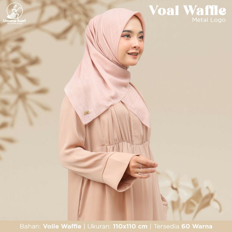 Terbaru S4 VOAL WAFFLE Umama / Metal Logo Lasercut Voile Voal Waffle (10pcs)