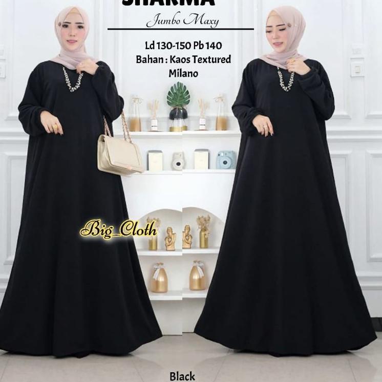 WSM.21De22ᴬ ‑ ORI SOLO ld 130 -150 SHARMA RESTOCK LENGKAP  GAMIS ZAARA MAXY GAMIS POLOS JUMBO ORI WA