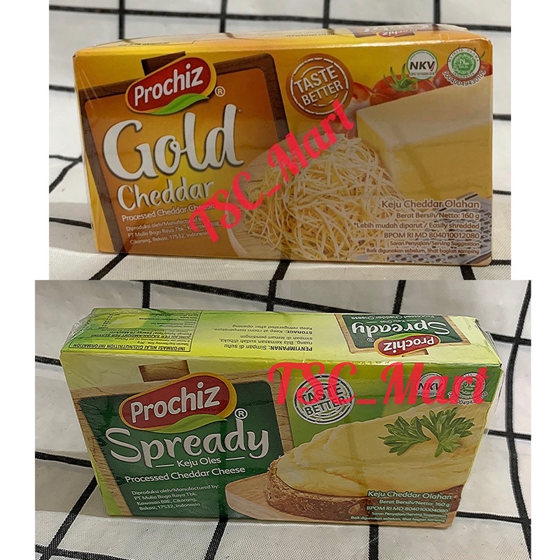 

PROCHIZ Gold 160 gr / Keju PROCHIZ Spready 160 gr / Keju Prochiz Cheddar 160 gr / PROCHIZ Gold Keju Slice 12 slice Keju PROCHIZ Slice Cheddar 5's / PROCHIZ Keju Slice 10 slice / PROCHIZ / Keju / Cheese / Gold / Cheddar / Spready / Slice / Halal