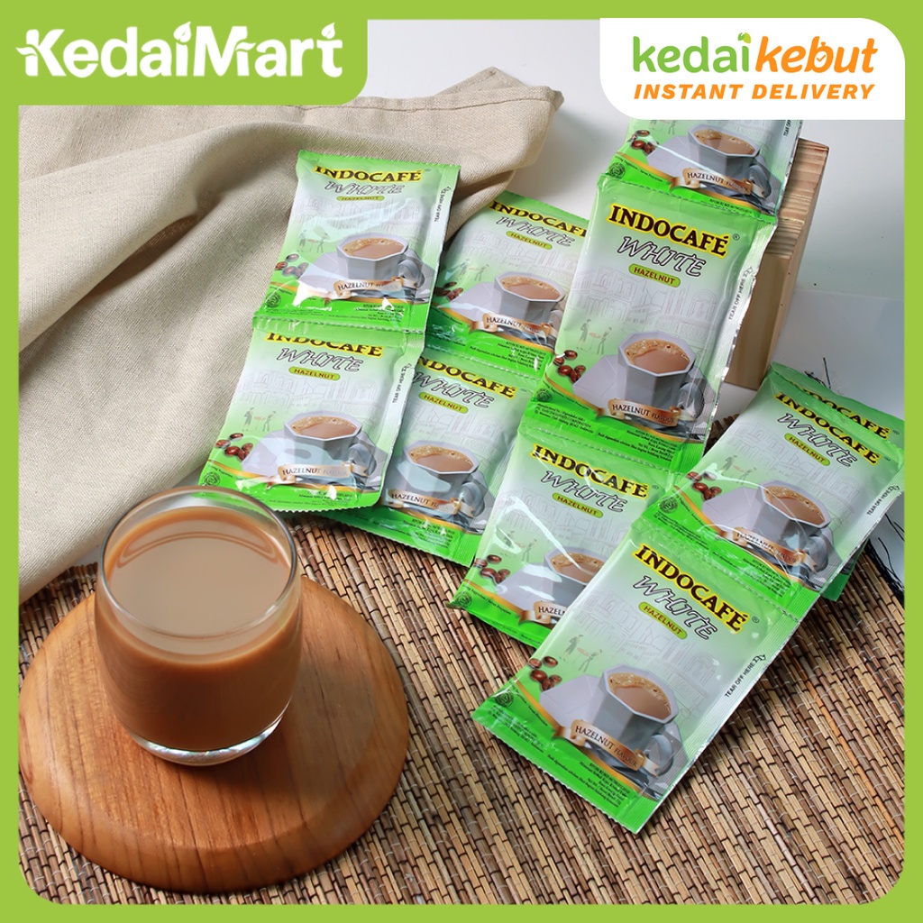 

Indocafe White Hazelnut 10 Pcs X 21 Gram