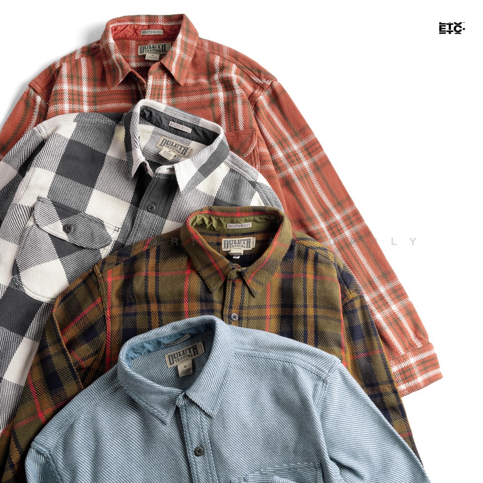 DLTH Untucked Free Swingin' Flannel Relaxed Fit Shirt