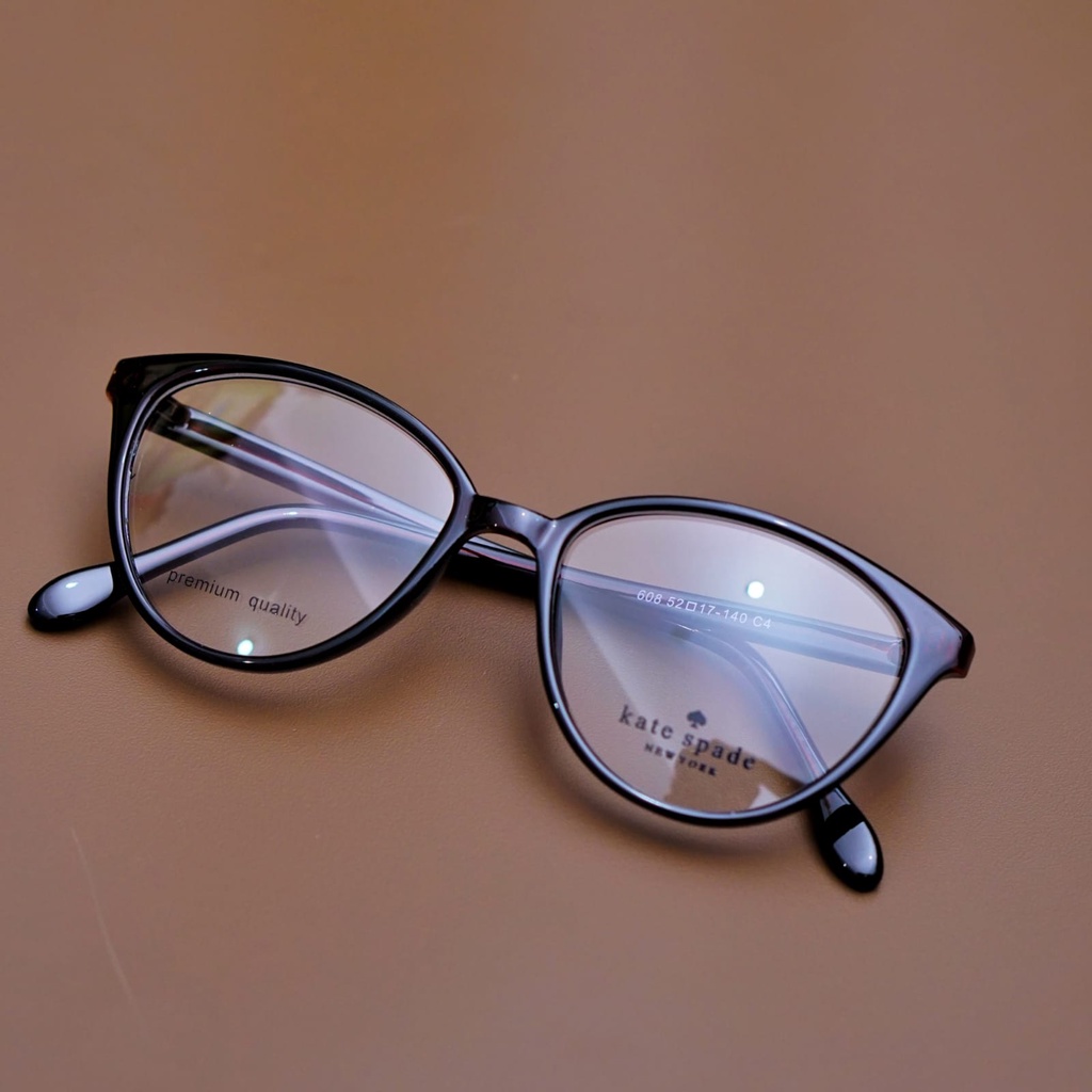 Kacamata frame 608 cat eye / Lensa normal frame kacamata wanita