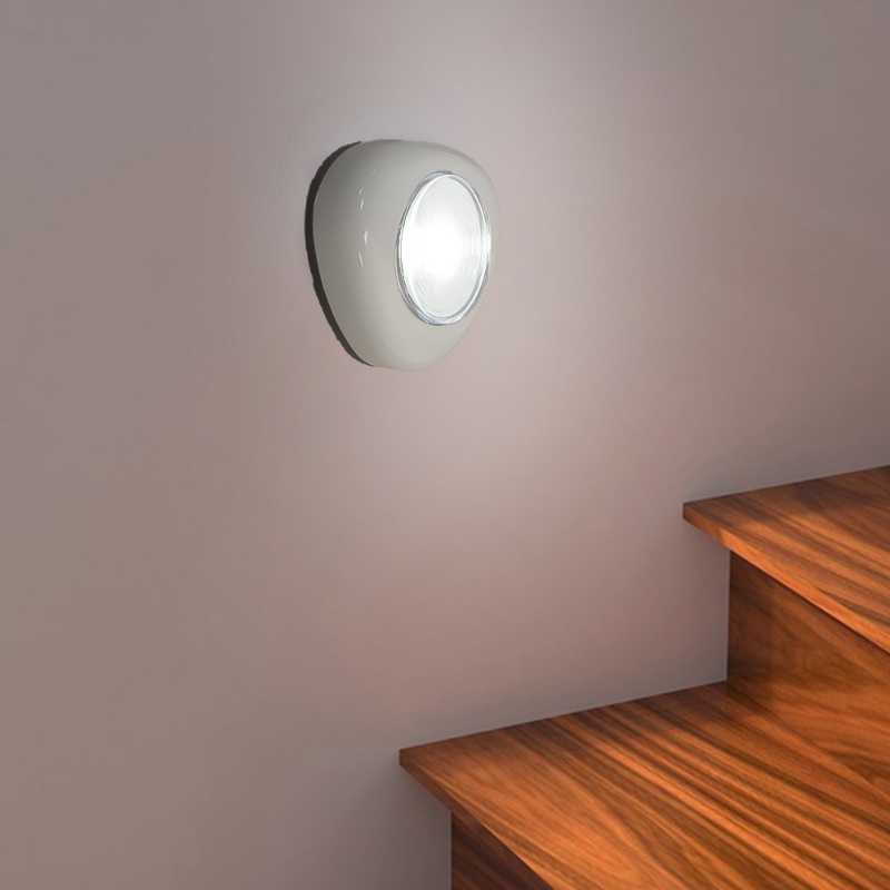 Cob Led Touch Light Under Cabinet Led Wireless Lampu Dinding Tenaga Baterai Lampu Closet Lemari Kabinet Kamar Tidur Dapur Lampu Malam