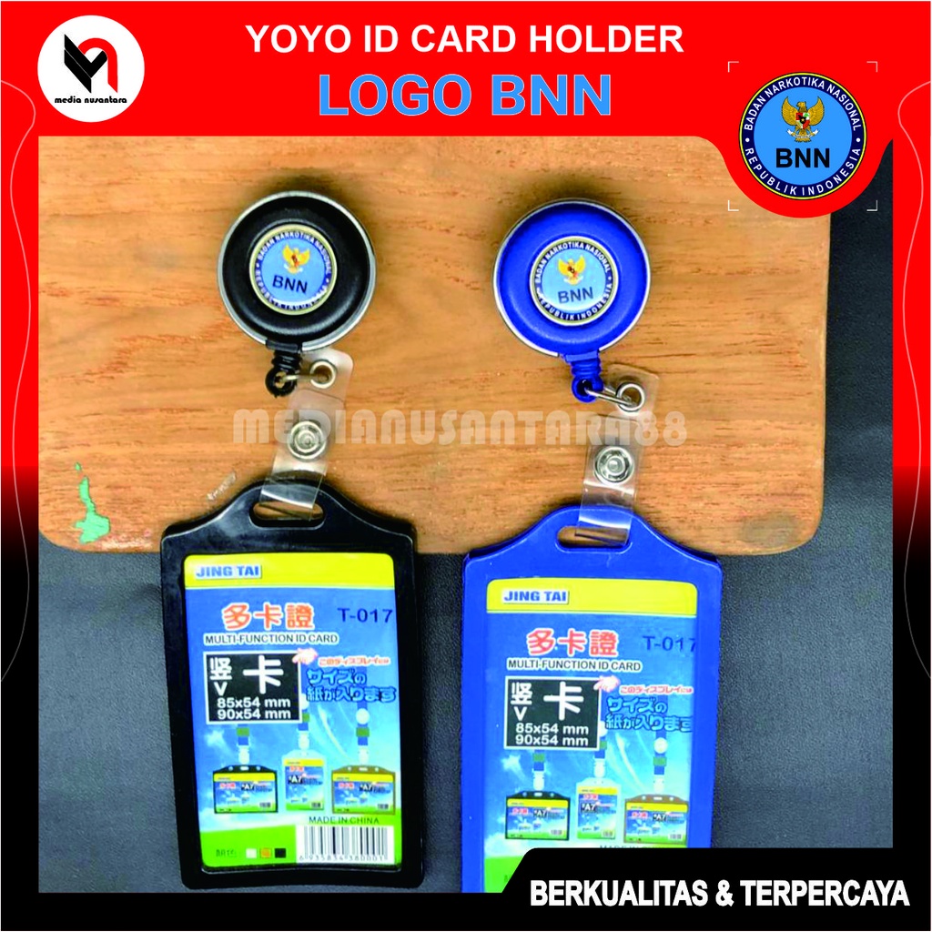 

BNN Yoyo Id Card Holder Logo BNN Badan Nasional Narkotika