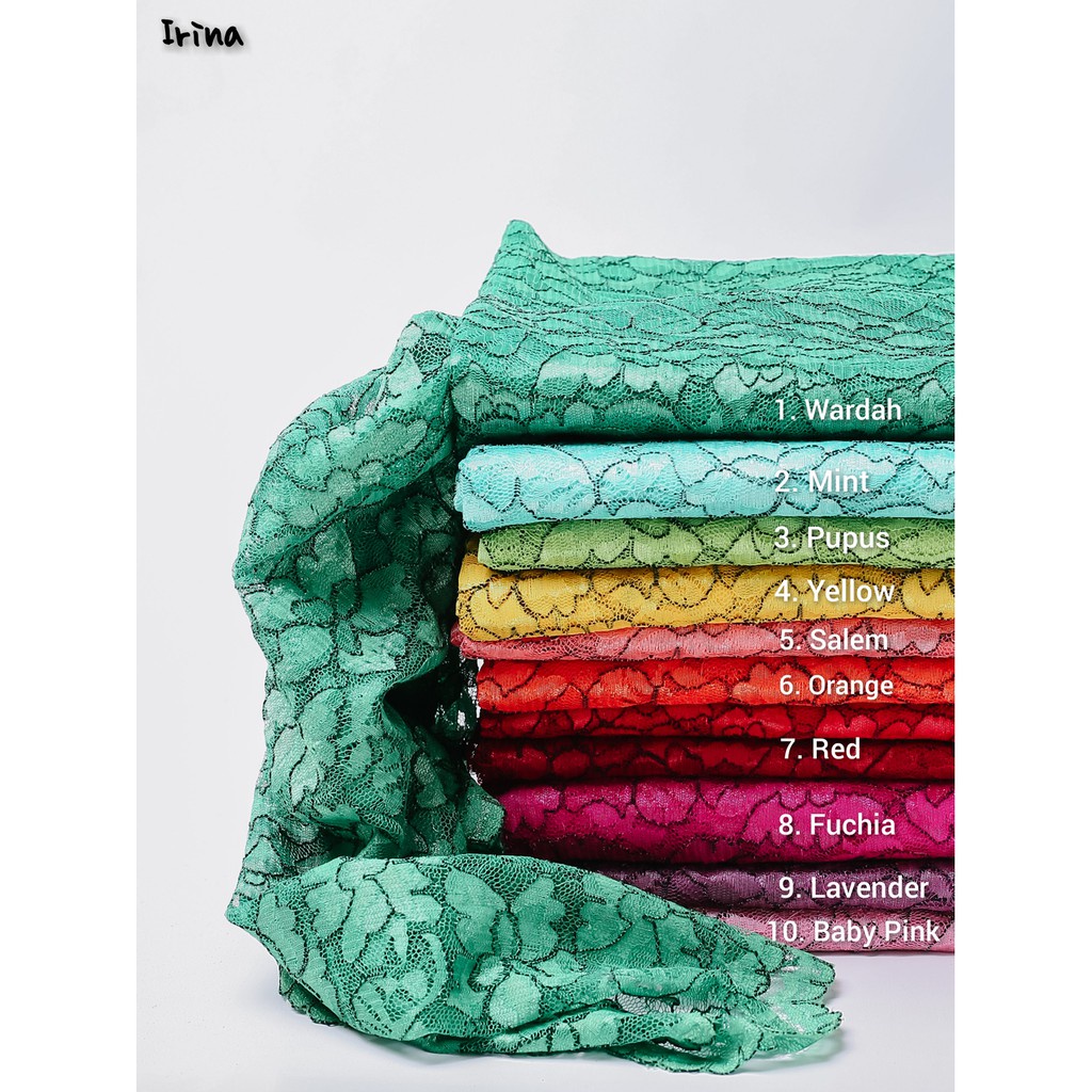 Kain Brukat Premium Bahan Brukat import bahan Brokat Meteran