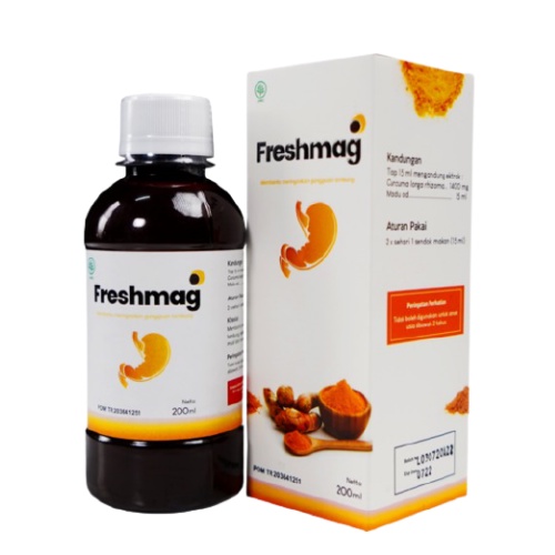 Freshmag - Fresh Maag Presmag Madu Herbal Alami Atasi Masalah Lambung Gerd Infeksi 200 ml Original