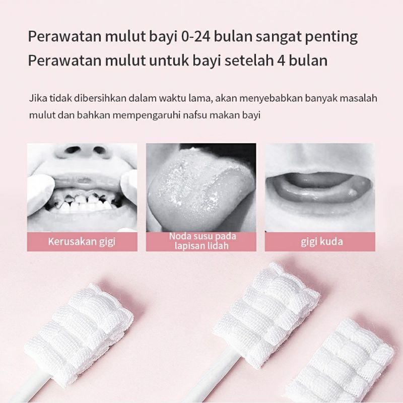 Pembersih mulut lidah bayi / baby Oral Cleaner
