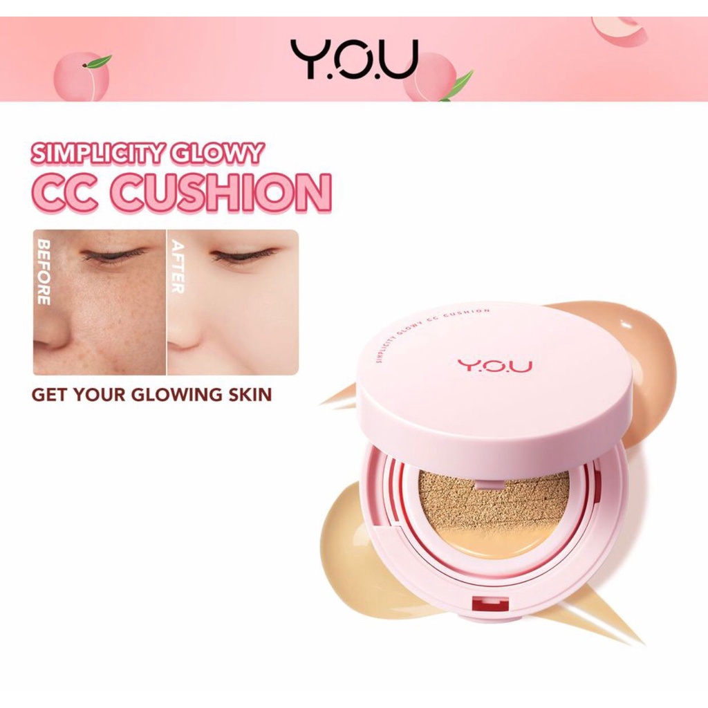 YOU Simplicity Glowy CC Cushion 15 g - All Varian