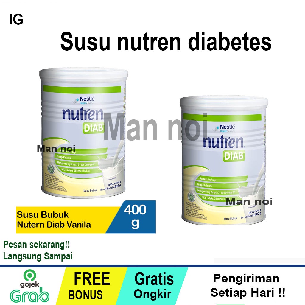 

Nutren Diabetes Susu Bubuk Kaleng 400gr