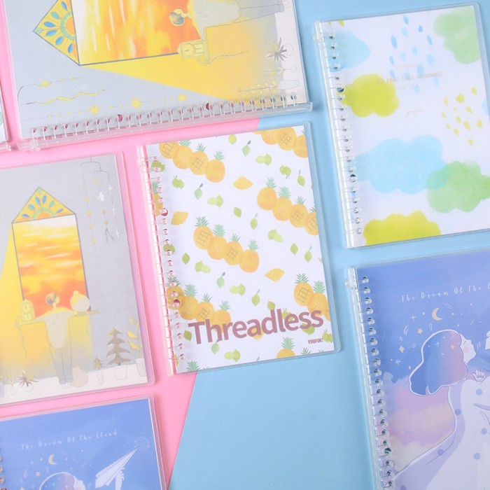 

ST384 - SET COVER BINDER RING B5 A5 / SAMPUL LOOSE LEAF 4 IN 1