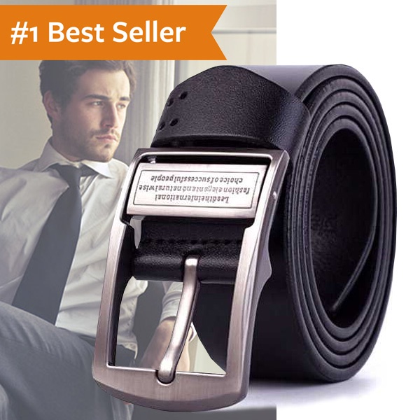 Gesper Tali Ikat Pinggang Kulit Pria Distro  Impor Import Sabuk Celana Peria Laki Laki Cowo Cowok De