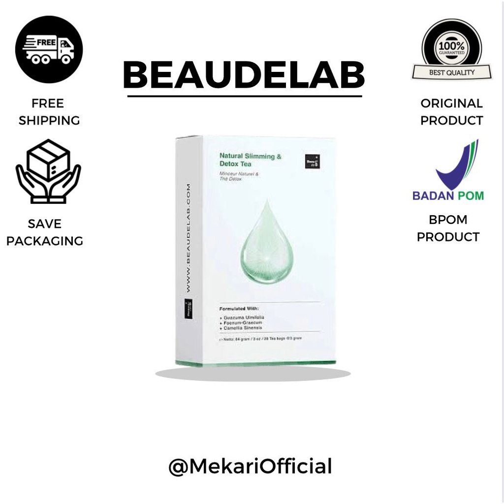 Beaudelab Natural Slimming & Detox Tea 28 Teabag