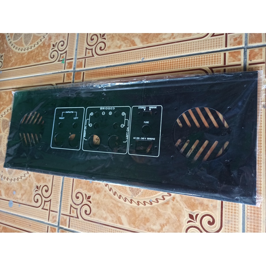 PANEL POWER AMPLIFIER TEBAL XNS 1200 DEPAN BELAKANG PANEL CKJ