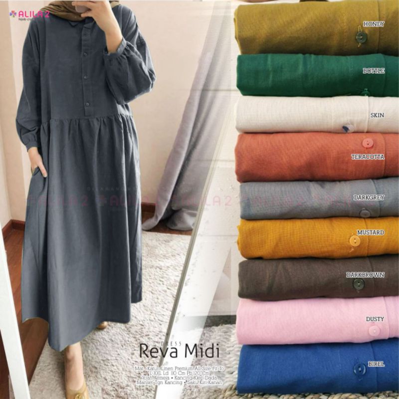 Reva Midi Ori Alila Midi muslim murah berkualitas