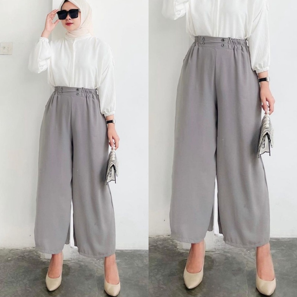 MAVLA KULOT HIGHWAIST WANITA PREMIUM MUSLIMAH CRINCKLE AIRFLOW CRINCKLE DEODORA RAYON
