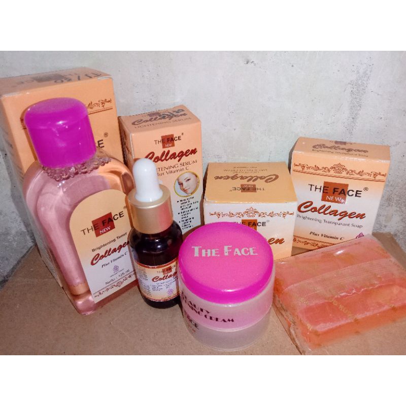 PAKET COLAGEN THE FACE BPOM ORIGINAL 5 IN 1