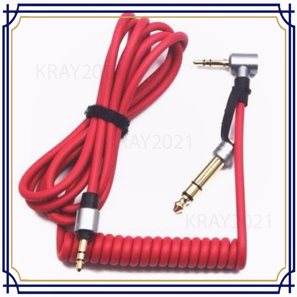 AUX Audio Cable Pro Detox 3.5 and 6.5 mm Male to Male -CB806