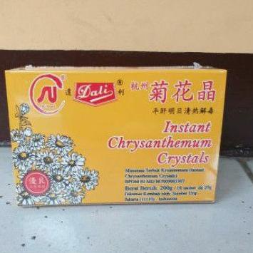 

❤[PROMO ⚡ALE!!!]❤ [1box isi 10sachet] DALI Chrysanthemum Tea Crystal / Teh Kembang Krisan 200gr