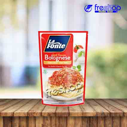 

La Fonte Saus Bolognese 315 gr Saus Spagheti