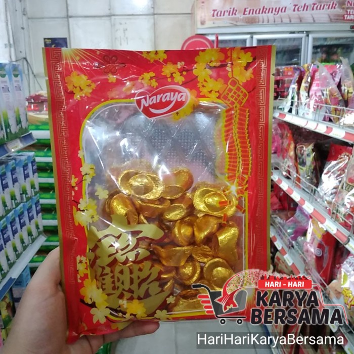 

hanya disini] CHOCOLATE NARAYA CHOCO GOLD YUAN BAO 200GR