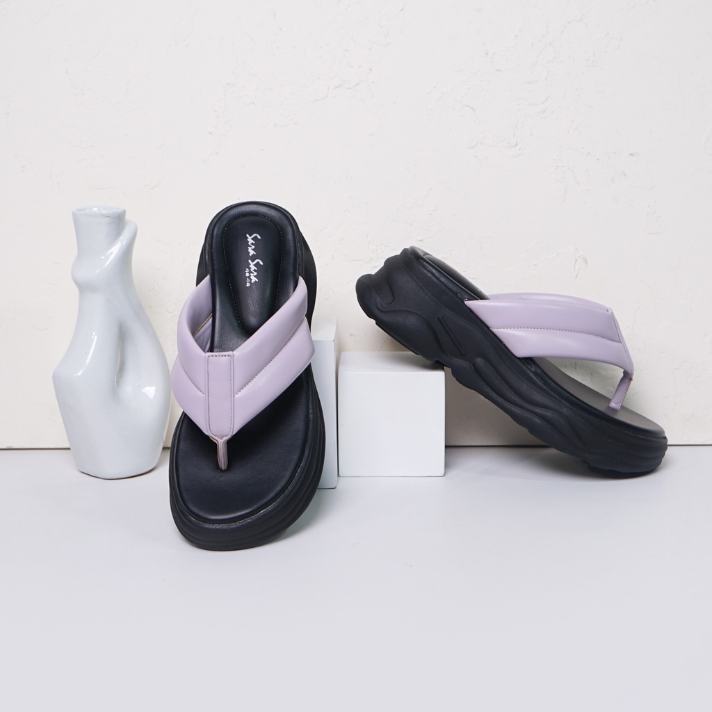 Sara Sara NARITA Sandal Wedges Wanita sandal platform wanita sandal jepit empuk terbaru