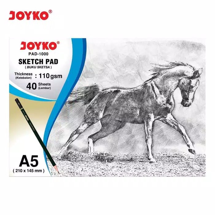 

Sketch Pad Buku Sketsa Joyko Pad-1000 A5 110 gsm 40 Sheets