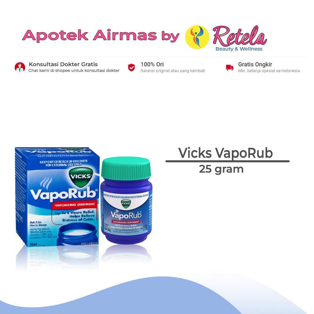 VICKS VAPORUB 25 GR