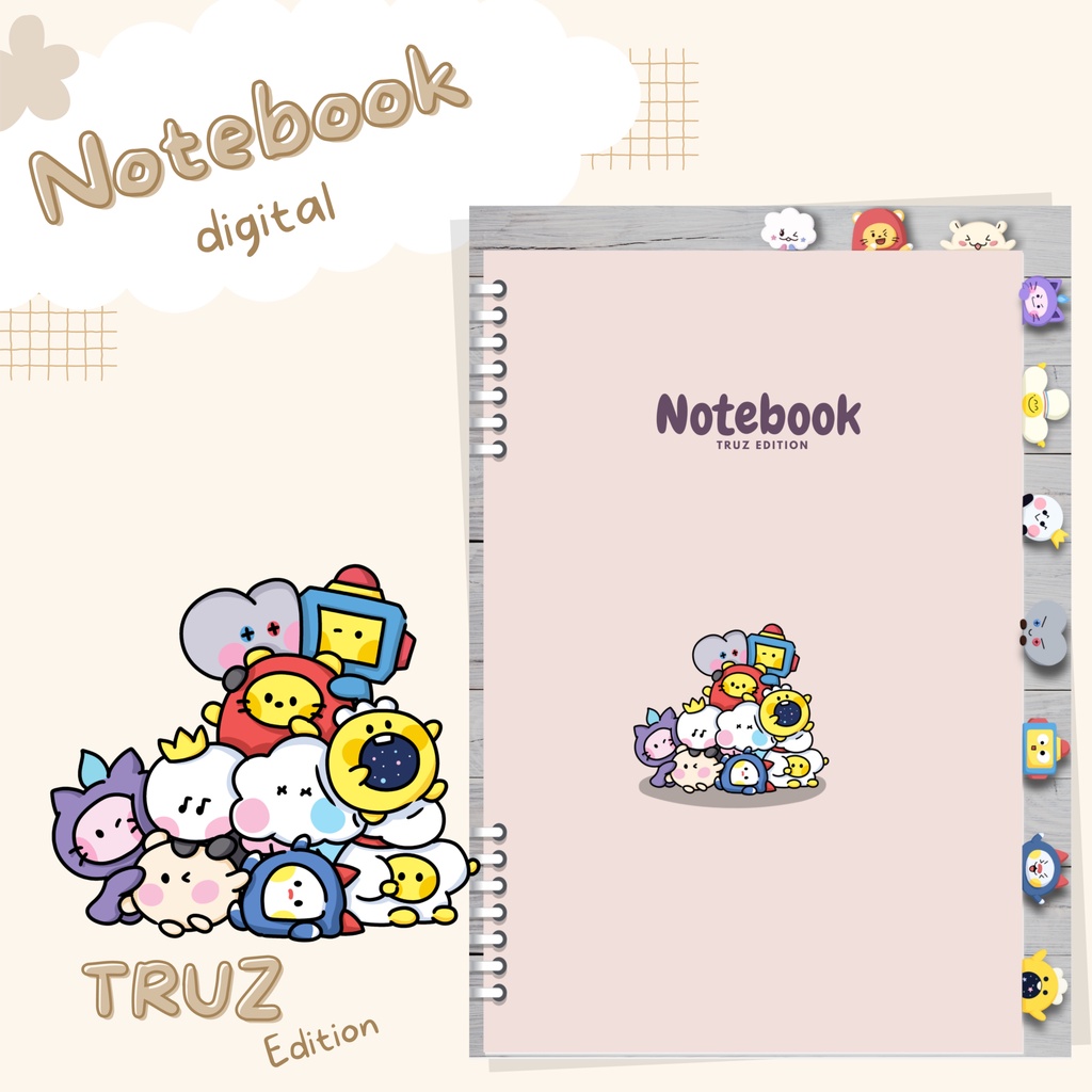 

digital notebook, truz edition, treasure truz