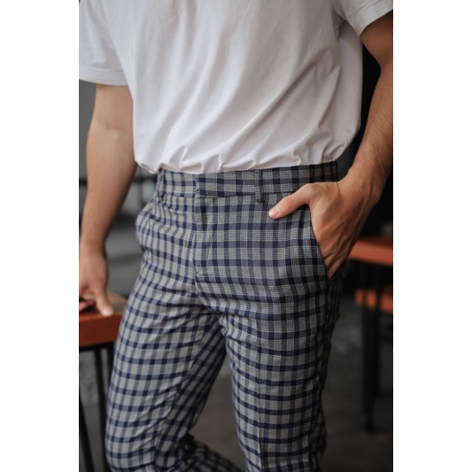 Mubeng Ankle New Motif Tartan Pants Series (LIMITED)