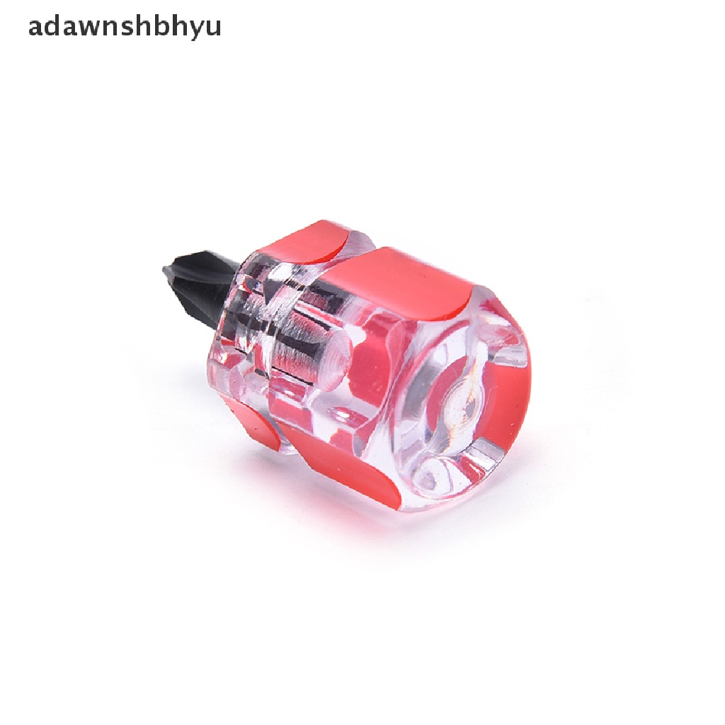 Adawnshbhyu 2pcs Obeng Mini Obeng Mini Screw Driver Pendek Kecil Split Repair Tools Kit Set, ID