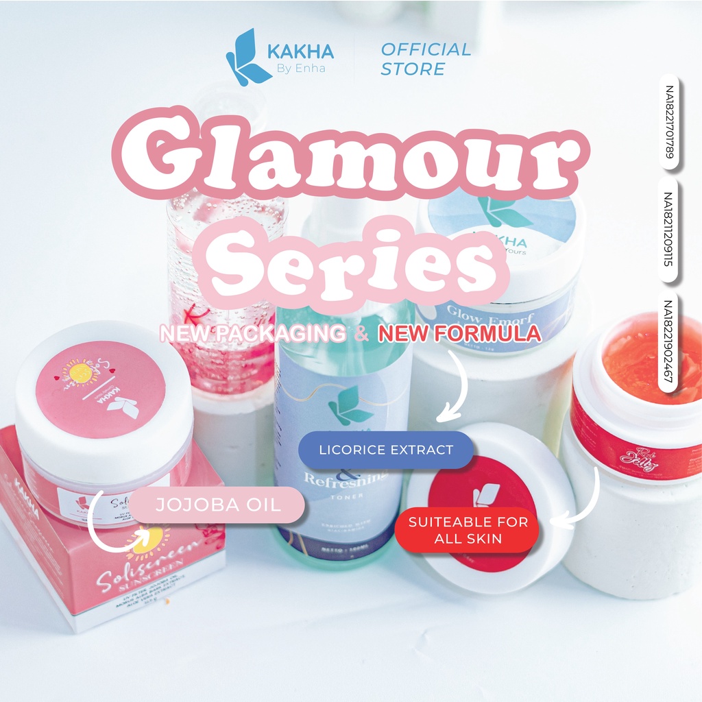 KAKHA BY ENHA GLAMOUR SERIES ( BISA COD ) ( SERIES TERLENGKAP,TERMURAH )