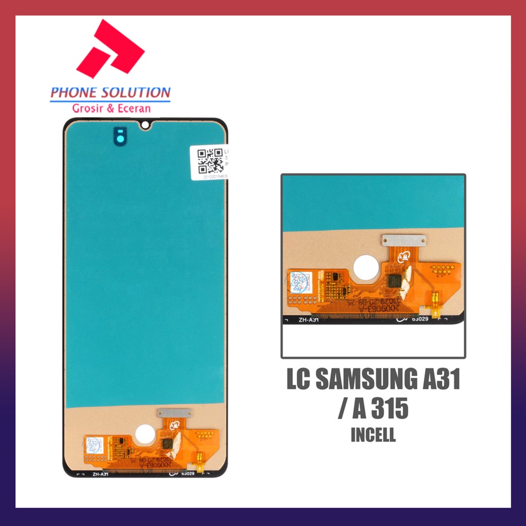 LCD Samsung A31 / A315 INCEL Original 100% Fullset Touchscreen // Supplier LCD Samsung - Garansi 1 Bulan