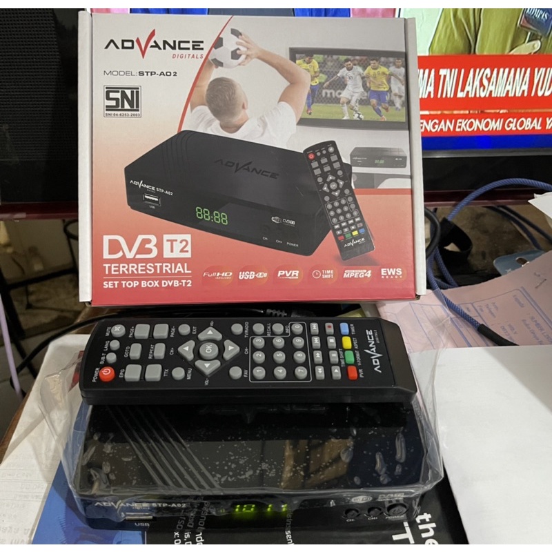 set top box HD DVB T2 set top box Full HD digital tv kominfo sni