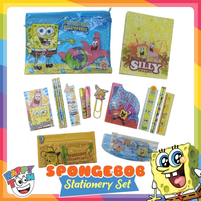 

BARU! STATIONERY SET SPONGEBOB - PAKET ALAT TULIS SPONGEBOB