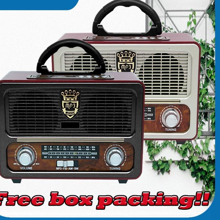 New Radio FM/AM Multi-fungsi baru desain gaya retro vintage FM AM SW sistem speaker radio use to den