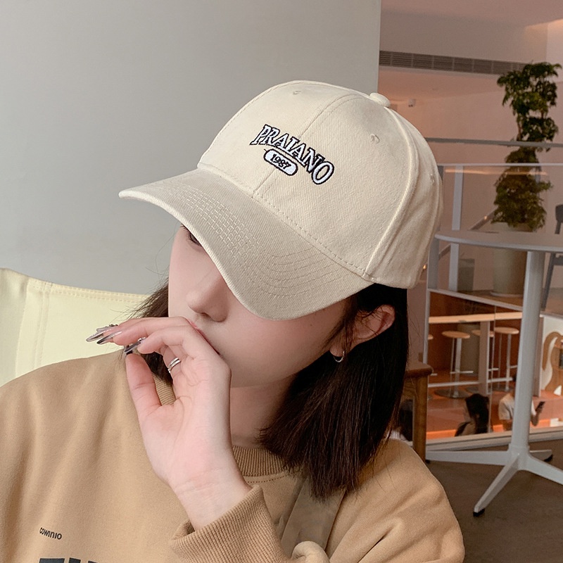 Topi baseball Motif Bordir Tulisan Untuk Pria / Wanita