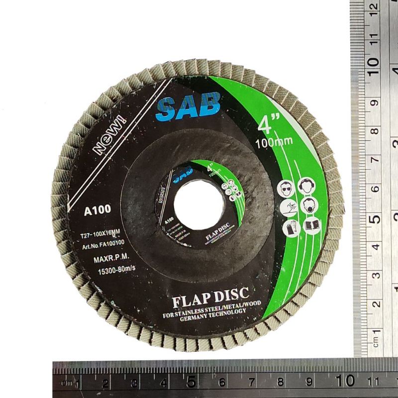 Amplas Susun Gerinda 4 inch Flap Disc Mata Gerinda Penghalus