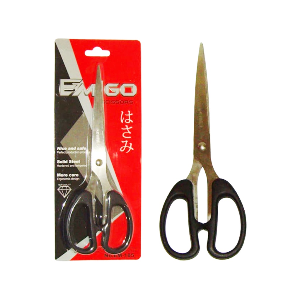 

COD - Gunting Emigo Tanggung 165 (6 inch, 16 cm) GUNTING KECIL - GUNTING KERTAS - GUNTING STAINLESS STEEL - GUNTING EMIGO