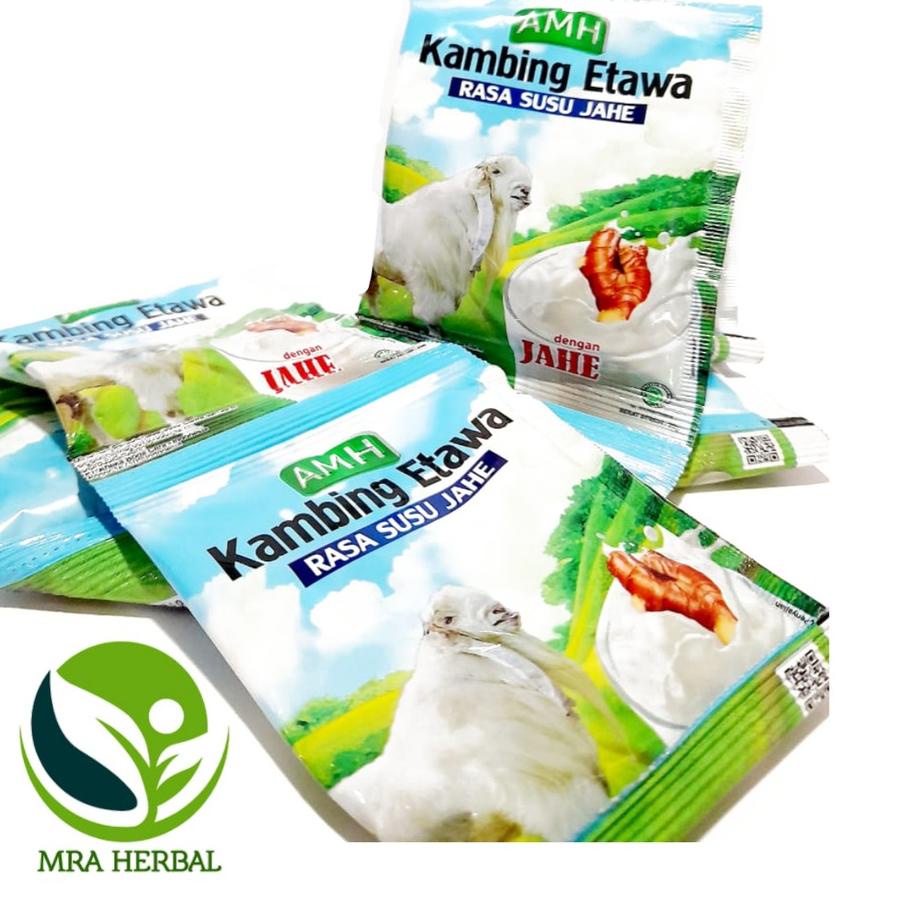 

COD✔️ Susu Kambing Etawa AMH+Jahe | Per box isi 10 sachet @25gr