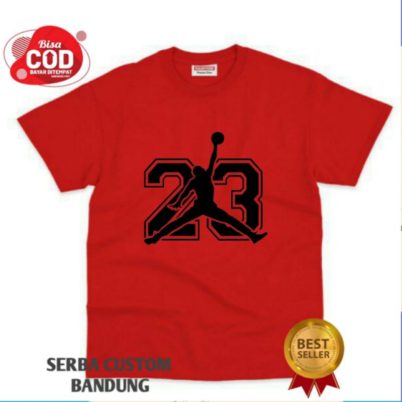 Kaos Anak Jordan 23 Bahan Premium Unisex