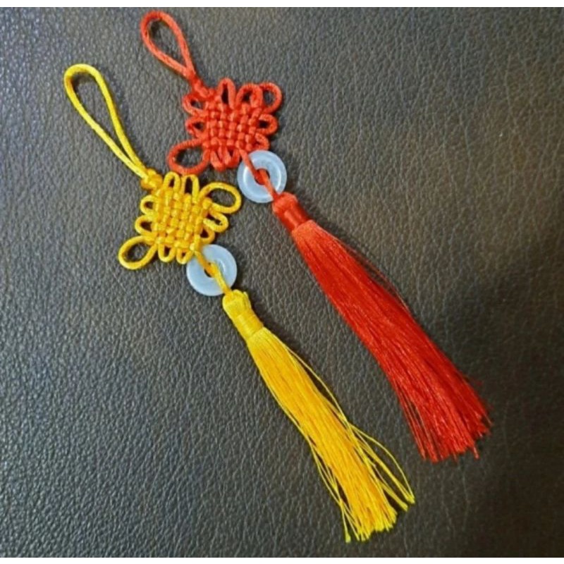 

GANTUNGAN TASSEL GIOK DEKORASI PARCEL HAMPERS ORNAMEN SINCIA IMLEK CNY CHINESE NEW YEAR RUMBAI