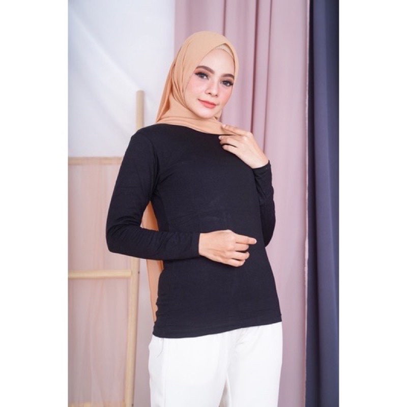 alwira manset hijab manset  kaos dalaman baju wanita